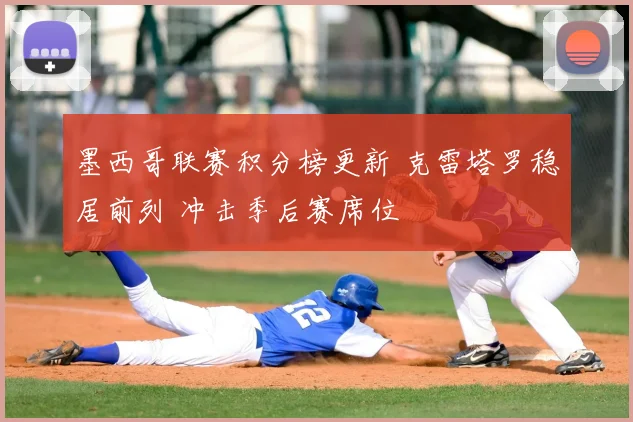 墨西哥联赛积分榜更新 克雷塔罗稳居前列 冲击季后赛席位