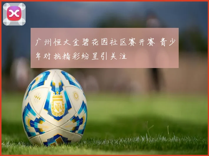 广州恒大金碧花园社区赛开赛 青少年对抗精彩纷呈引关注